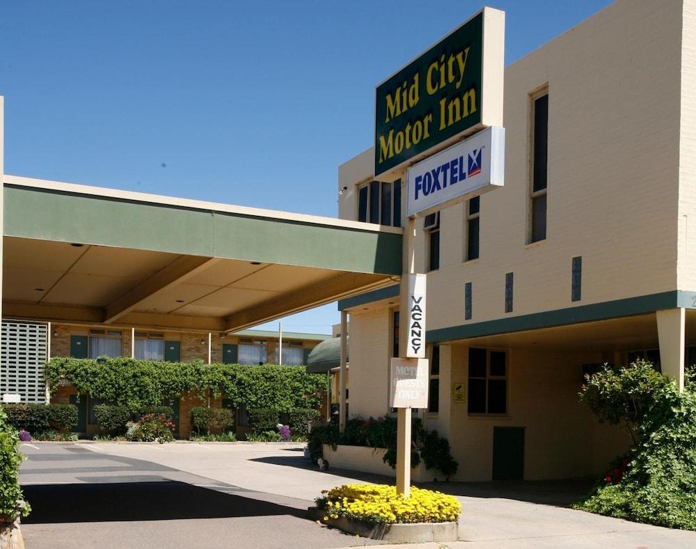 Mid City Motor Inn Queanbeyan Exteriör bild
